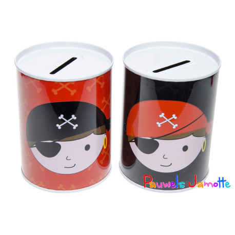 TIRELIRE PIRATE EN FER, 10CM