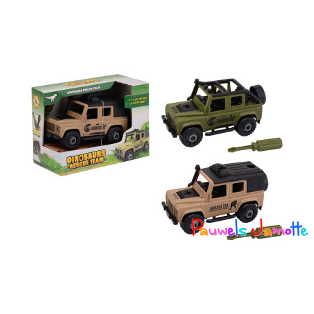 VOITURE TOUT TERRAIN JUNGLE, 20CM, ASST