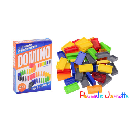 DOMINO SET, 50 PIECES, 20 X 14CM