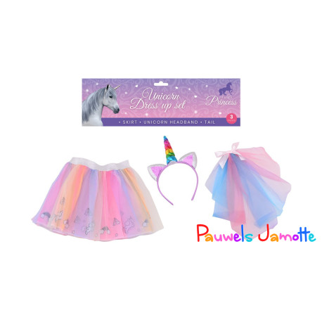 KIT COSTUME LICORNE, 3 PIECES