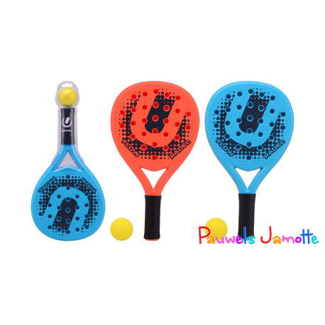 RAQUETTE PADEL AVEC BALLE, 50CM, ASST