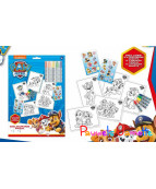 SET DE COLORIAGE PAW PATROL, 22CM